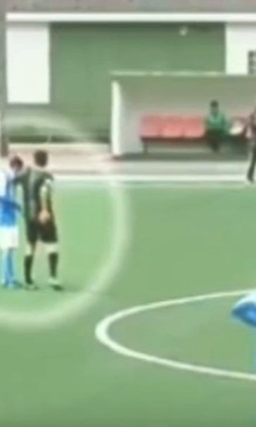 Watch a referee console a crying Spanish lower league player